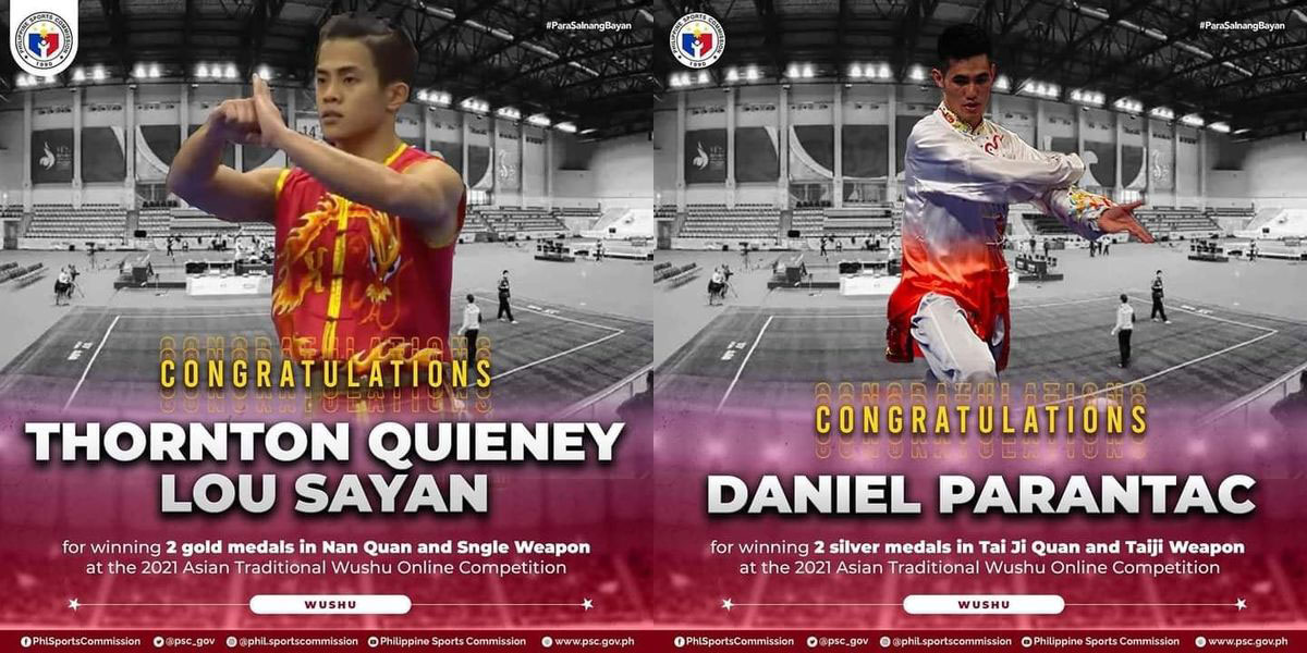 UCians bag major awards in 2021 Asian Traditional Wushu Online Competition