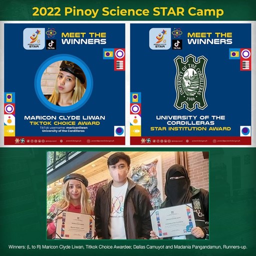 #UCian is DOST’s first-ever Pinoy Science Tiktok STAR, UC is DOST STAR Institution Awardee
