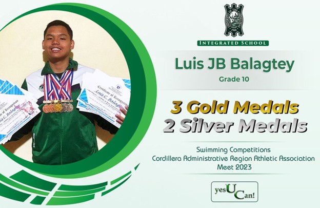 Swimmer-Prodigy: IS student is gold and silver medalist in CARAA Meet 2023