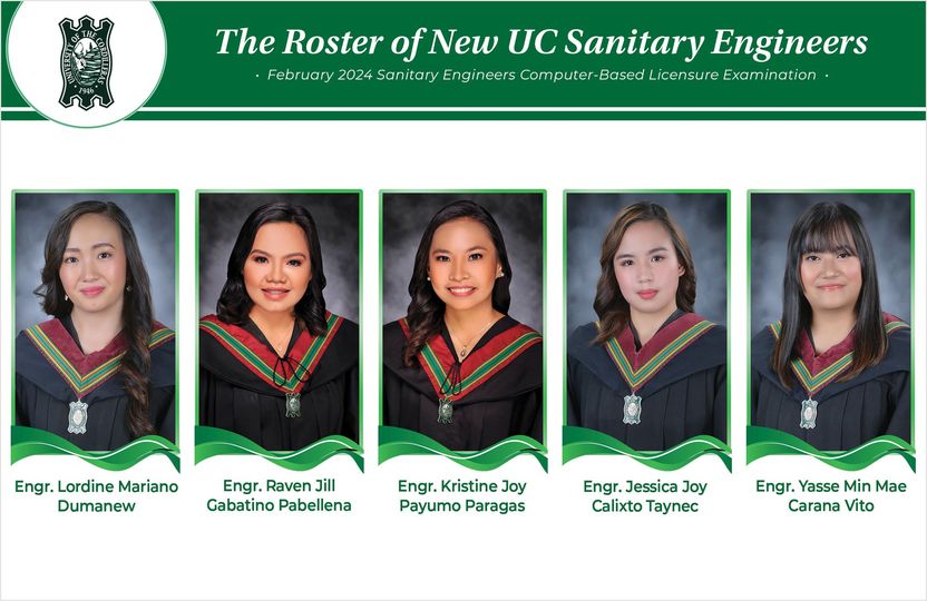 Congratulations to the Roster of New UC Sanitary Engineers who passed the February 2024 Sanitary Engineers Computer-Based Licensure Examination.