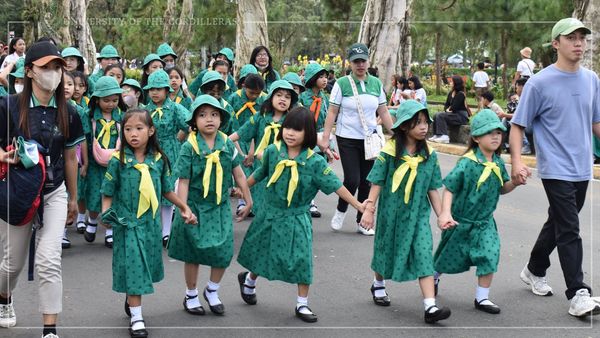 UC boy & girl scouts participate at the 2024 Nat’l Scouting Month Parade