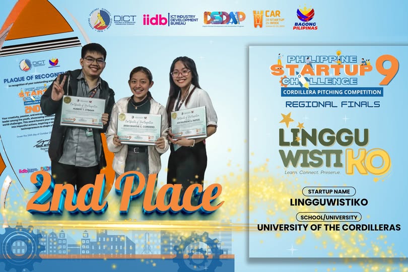 UC Innovators Secure 2nd Place at Regional Philippine Startup Challenge