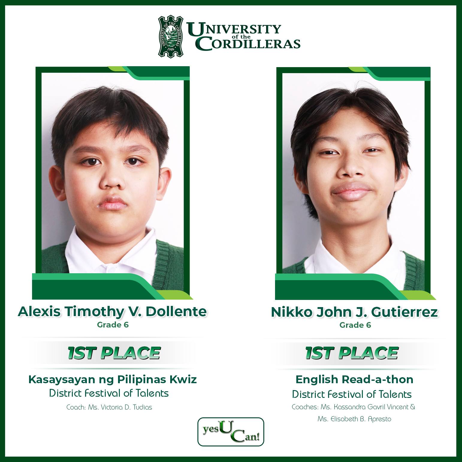 𝐔𝐂 𝐈𝐧𝐭𝐞𝐠𝐫𝐚𝐭𝐞𝐝 𝐒𝐜𝐡𝐨𝐨𝐥 𝐒𝐭𝐮𝐝𝐞𝐧𝐭𝐬 𝐖𝐢𝐧 𝐇𝐢𝐠𝐡𝐞𝐬𝐭 𝐏𝐥𝐚𝐜𝐞𝐬 𝐚𝐭 𝐃𝐢𝐬𝐭𝐫𝐢𝐜𝐭 𝐅𝐞𝐬𝐭𝐢𝐯𝐚𝐥 𝐨𝐟 𝐓𝐚𝐥𝐞𝐧𝐭𝐬