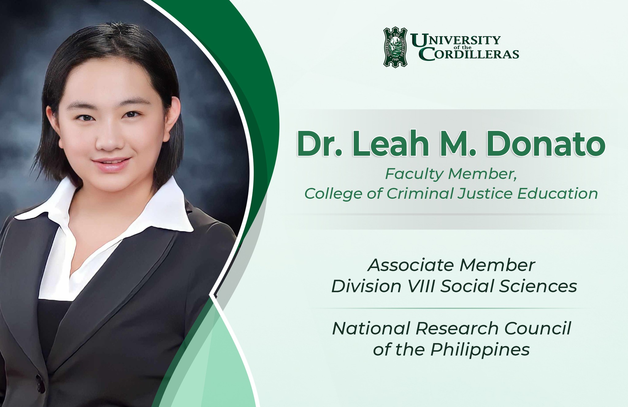 𝐃𝐫. 𝐃𝐨𝐧𝐚𝐭𝐨 𝐨𝐟 𝐔𝐂 𝐂𝐂𝐉𝐄 𝐢𝐬 𝐀𝐩𝐩𝐨𝐢𝐧𝐭𝐞𝐝 𝐚𝐬 𝐀𝐬𝐬𝐨𝐜𝐢𝐚𝐭𝐞 𝐌𝐞𝐦𝐛𝐞𝐫 𝐨𝐟 𝐭𝐡𝐞 𝐍𝐑𝐂𝐏