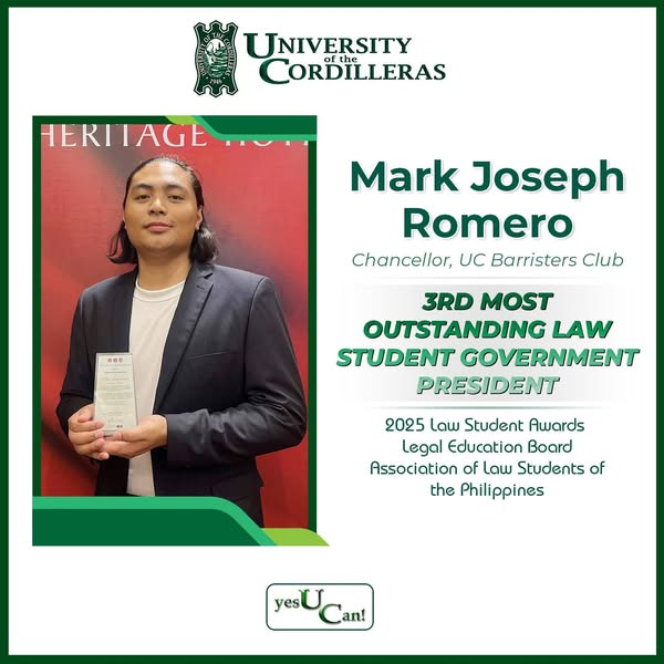 𝐂𝐎𝐋 𝐁𝐚𝐫𝐫𝐢𝐬𝐭𝐞𝐫𝐬 𝐂𝐥𝐮𝐛 𝐀𝐦𝐨𝐧𝐠 𝐓𝐨𝐩 𝟓 𝐒𝐭𝐮𝐝𝐞𝐧𝐭 𝐋𝐚𝐰 𝐎𝐫𝐠𝐚𝐧𝐢𝐳𝐚𝐭𝐢𝐨𝐧𝐬, 𝐂𝐡𝐚𝐧𝐜𝐞𝐥𝐥𝐨𝐫 𝐌𝐚𝐫𝐤 𝐉𝐨𝐬𝐞𝐩𝐡 𝐑𝐚𝐧𝐤𝐞𝐝 𝟑𝐫𝐝 𝐚𝐬 𝐓𝐨𝐩 𝐋𝐚𝐰 𝐒𝐭𝐮𝐝𝐞𝐧𝐭 𝐋𝐞𝐚𝐝𝐞𝐫 𝐢𝐧 𝐭𝐡𝐞 𝐏𝐡𝐢𝐥𝐢𝐩𝐩𝐢𝐧𝐞𝐬