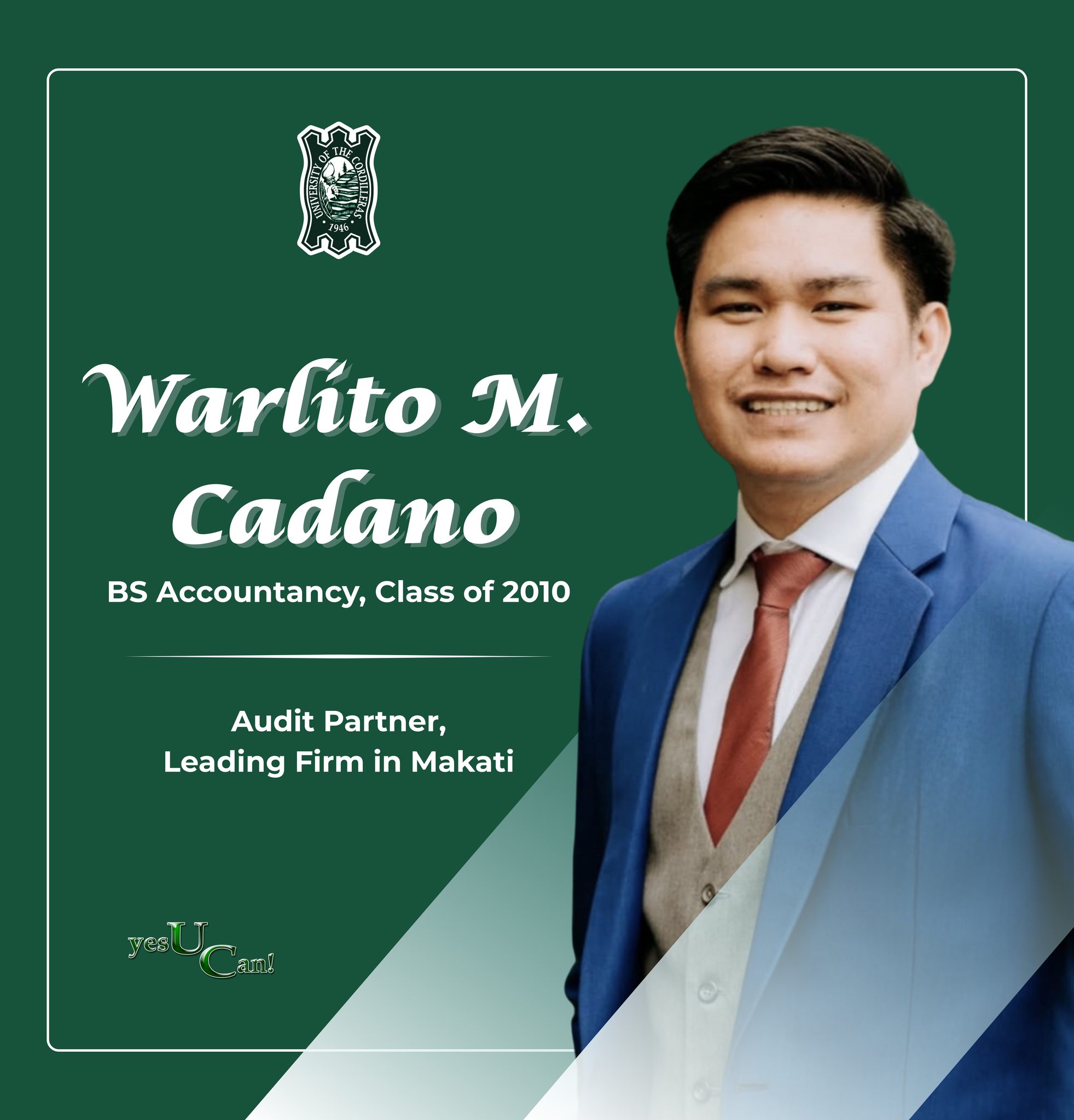 𝐓𝐫𝐚𝐢𝐥𝐛𝐥𝐚𝐳𝐞𝐫: 𝐔𝐂 𝐂𝐎𝐀 𝐀𝐥𝐮𝐦𝐧𝐮𝐬 𝐖𝐚𝐫𝐥𝐢𝐭𝐨 𝐌. 𝐂𝐚𝐝𝐚𝐧𝐨 𝐀𝐜𝐡𝐢𝐞𝐯𝐞𝐬 𝐏𝐚𝐫𝐭𝐧𝐞𝐫𝐬𝐡𝐢𝐩 𝐚𝐭 𝐋𝐞𝐚𝐝𝐢𝐧𝐠 𝐌𝐚𝐤𝐚𝐭𝐢 𝐅𝐢𝐫𝐦
