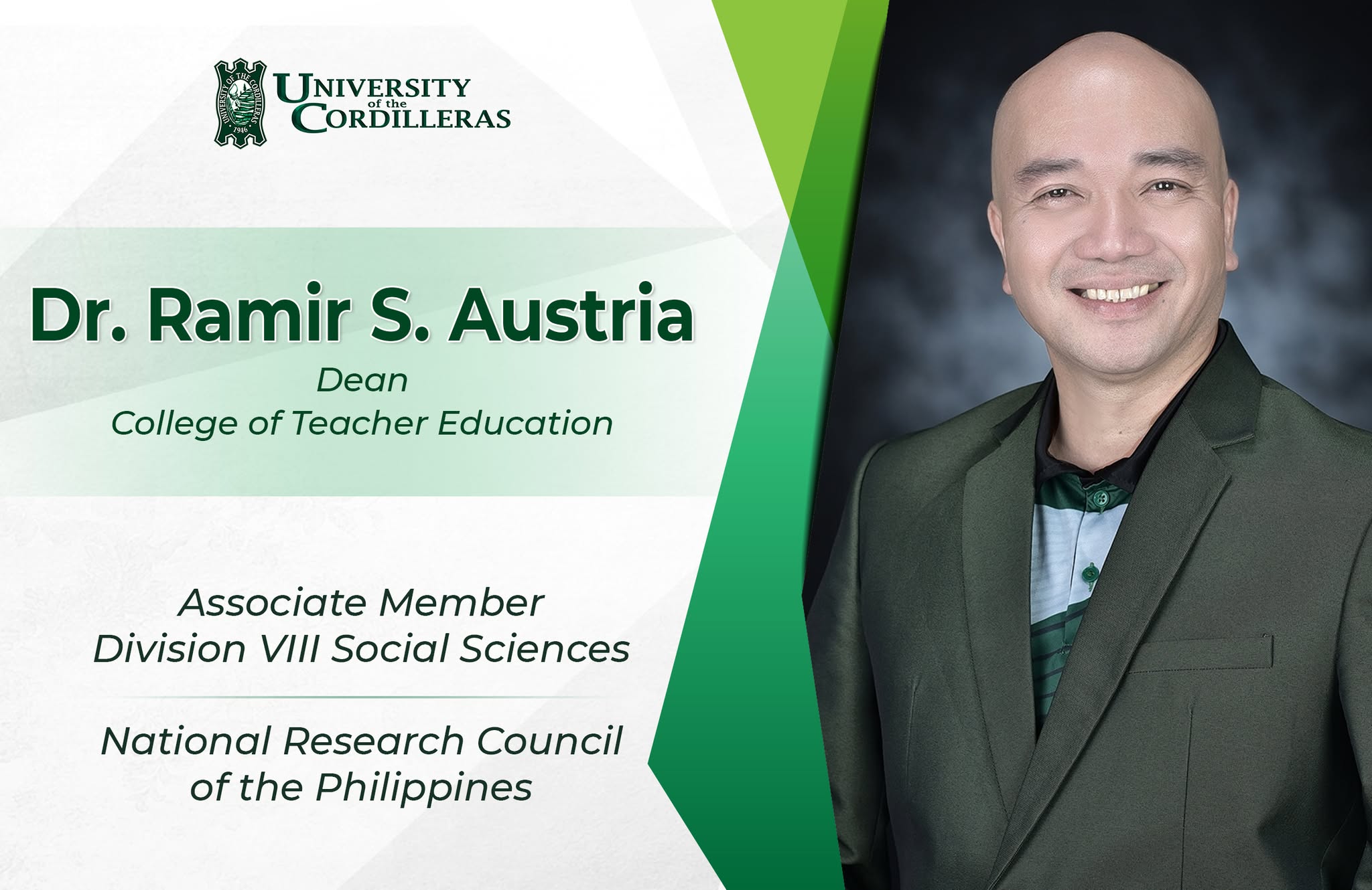 ๐๐ซ. ๐๐ฎ๐ฌ๐ญ๐ซ๐ข๐, ๐๐๐ ๐๐๐๐ง, ๐ ๐๐ญ๐ฌ ๐๐ฉ๐ฉ๐จ๐ข๐ง๐ญ๐๐ ๐๐ฌ ๐๐ฌ๐ฌ๐จ๐๐ข๐๐ญ๐ ๐๐๐ฆ๐๐๐ซ ๐จ๐ ๐ญ๐ก๐ ๐๐๐๐