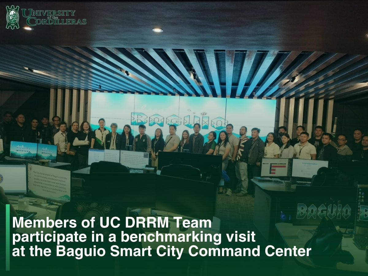 𝐔𝐧𝐢𝐯𝐞𝐫𝐬𝐢𝐭𝐲 𝐂𝐨𝐧𝐝𝐮𝐜𝐭𝐬 𝐁𝐞𝐧𝐜𝐡𝐦𝐚𝐫𝐤 𝐀𝐜𝐭𝐢𝐯𝐢𝐭𝐲 𝐚𝐭 𝐁𝐚𝐠𝐮𝐢𝐨 𝐒𝐦𝐚𝐫𝐭 𝐂𝐢𝐭𝐲 𝐂𝐨𝐦𝐦𝐚𝐧𝐝 𝐂𝐞𝐧𝐭𝐞𝐫