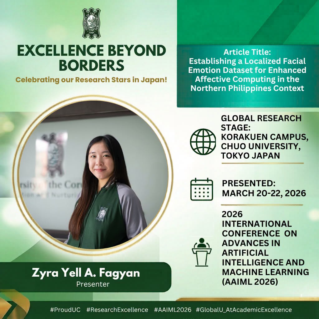 𝐅𝐚𝐠𝐲𝐚𝐧 𝐑𝐞𝐩𝐫𝐞𝐬𝐞𝐧𝐭𝐬 𝐔𝐂 𝐚𝐭 𝐈𝐧𝐭𝐞𝐫𝐧𝐚𝐭𝐢𝐨𝐧𝐚𝐥 𝐀𝐈 𝐚𝐧𝐝 𝐌𝐚𝐜𝐡𝐢𝐧𝐞 𝐋𝐞𝐚𝐫𝐧𝐢𝐧𝐠 𝐂𝐨𝐧𝐟𝐞𝐫𝐞𝐧𝐜𝐞 𝐢𝐧 𝐉𝐚𝐩𝐚𝐧